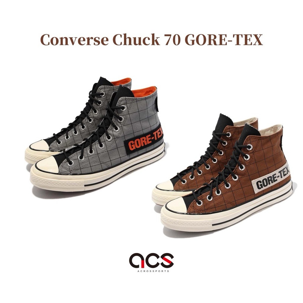Converse Chuck Taylor 70 GTX Hi Cedar Bark Egret Brown Red 171442C